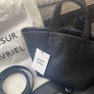 MANSUR GAVRIEL MINI TULIPANO (BLACK)